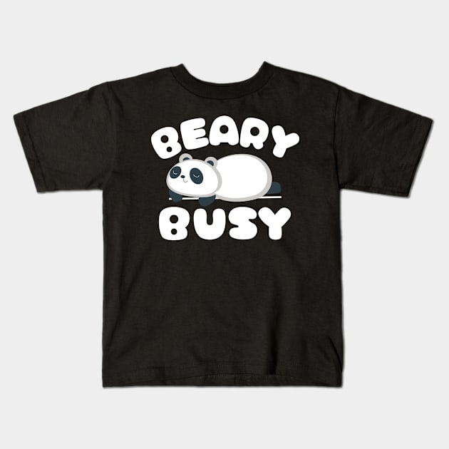 Funny-bear Kids T-Shirt by DewaJassin